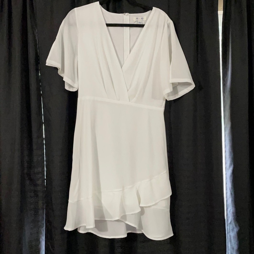 Women’s white dress